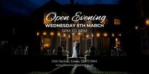 Open Evening at That Amazing Place Essex Wedding venue