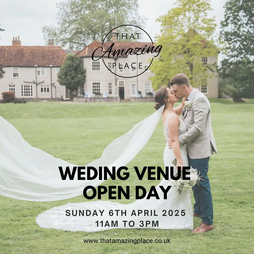 Open Day at That Amazing Place Essex Wedding Venue Exclusive - 6th April 2025